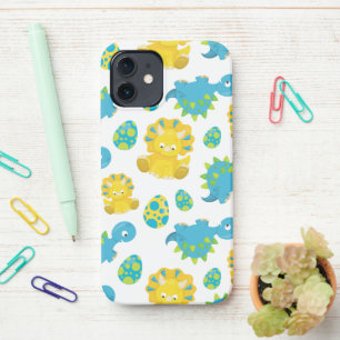 Funda Para iPhone 12 Patrón De Dinosaurios, Dinosaurios Cutos, Dino Beb