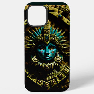 Funda Para iPhone 12 Pro Max Patrón de diseño dos de Azteca