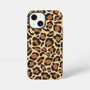 Funda Para iPhone 13 Mini Patrón de estampado de animal leopardo