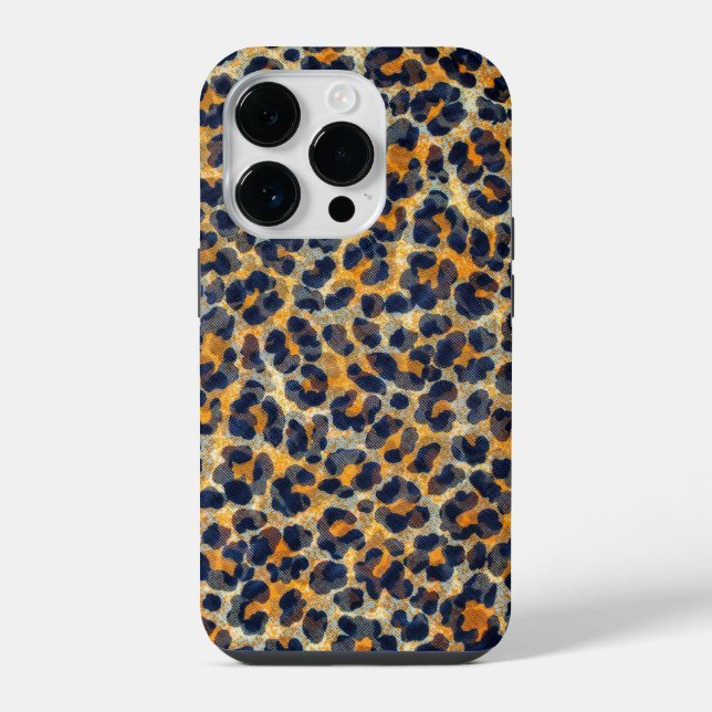 Funda Para iPhone Patrón de estampado de leopardo (Reverso )