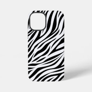 Funda Para iPhone 12 Mini Patrón de estampado de piel de animal cebra-15391