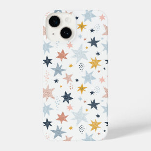 Funda Para iPhone 14 Patrón de estrella divertida