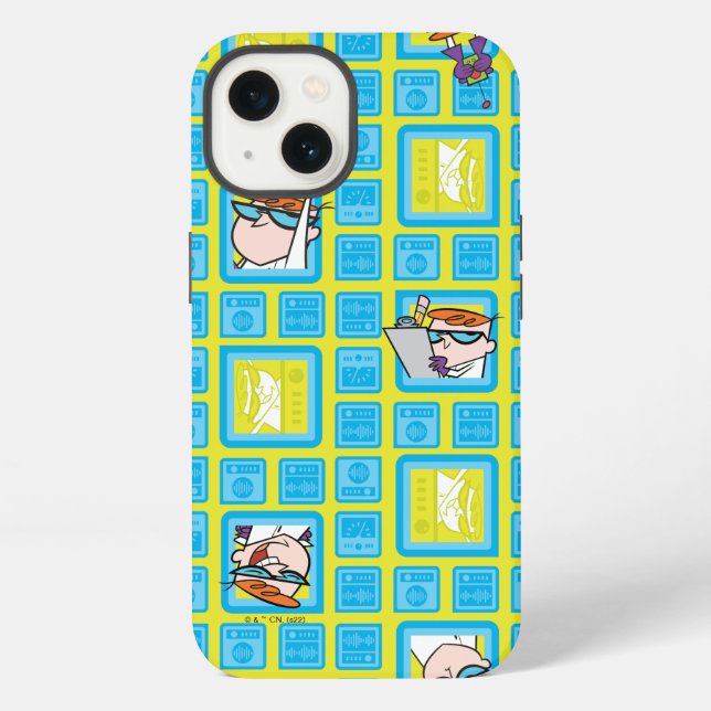 Funda Para iPhone Patrón de experimentos de laboratorio de Dexter (Reverso )