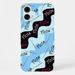 Funda Para iPhone 16 Plus Patrón de flauta rosada