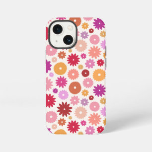 Funda Para iPhone 13 Mini Patrón de flores coloridas