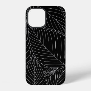 Funda Para iPhone 12 Patrón de fondo de hojas. - Ilustración, Formal
