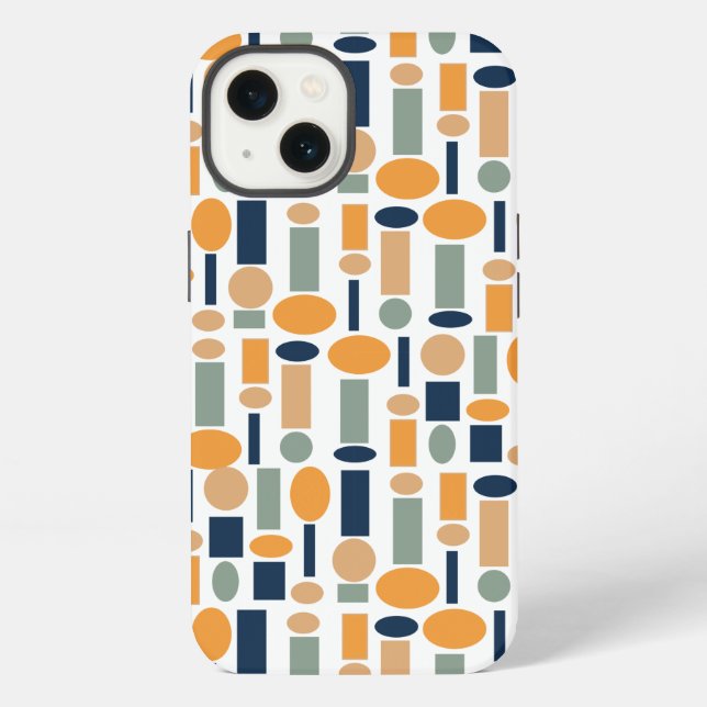 Funda Para iPhone Patrón de forma (Reverso )