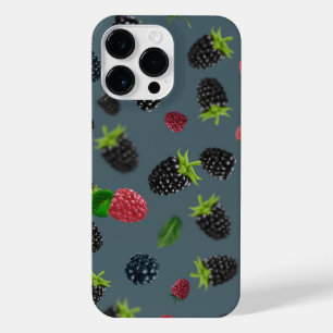 Funda Para iPhone 14 Pro Max Patrón de frambuesa 2
