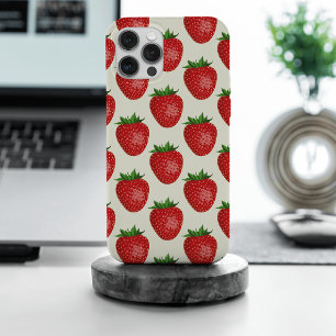 Patrón de Fresa, Fresas Rojas, Fruta, Hoja