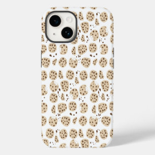 Funda Para iPhone 14 Patrón de Galletas con Chips de Chocolate