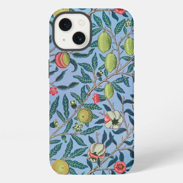 Funda Para iPhone Patrón de granada de William Morris  (Reverso )