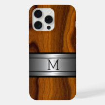 Patrón de grano de madera de moda moderno Metaliza