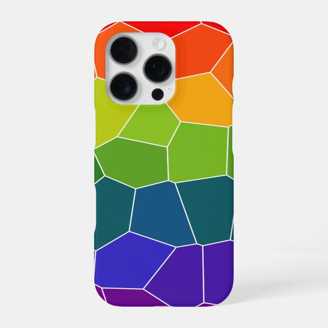 Funda Para iPhone Patrón de GUAY arco iris (Reverso)