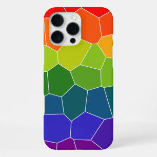 Funda Para iPhone 16 Pro Max Patrón de GUAY arco iris