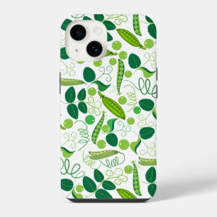 Funda Para iPhone 14 Patrón de guisantes 01.bw