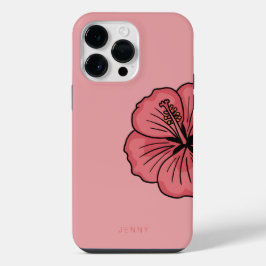 Funda Para iPhone 14 Pro Max Patrón de hibiscus cutáneo