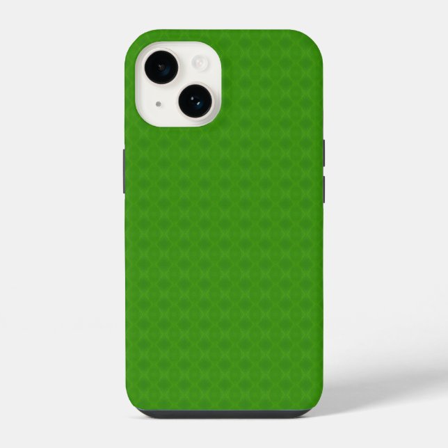 Funda Para iPhone Patrón de hoja verde (Reverso )