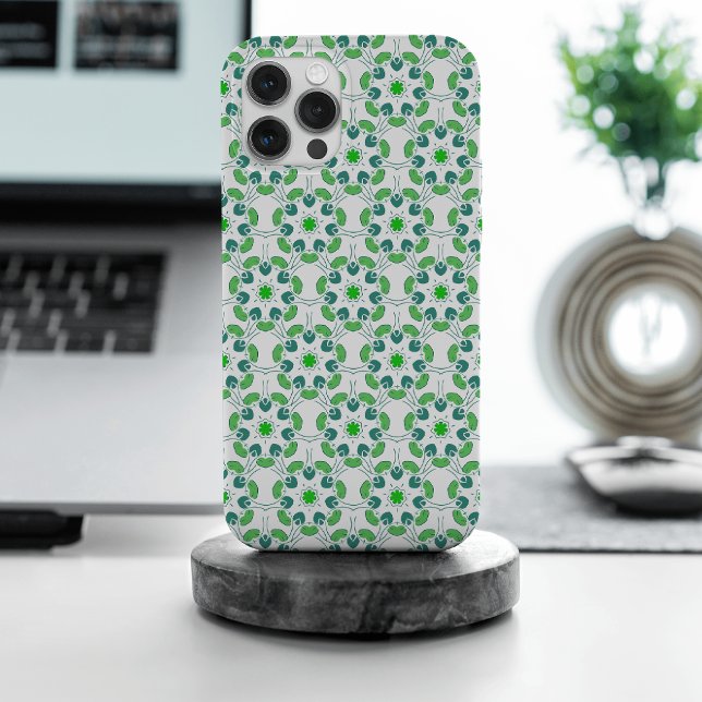 Funda Para iPhone Patrón de hojas, patrón de hojas, hojas verdes (Subido por el creador)