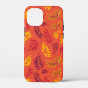 Funda Para iPhone 12 Mini Patrón de Hojas Tropicales 18