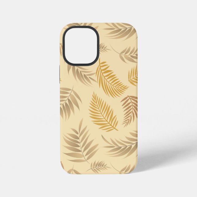 Funda Para iPhone Patrón de Hojas Tropicales 6 (Reverso )