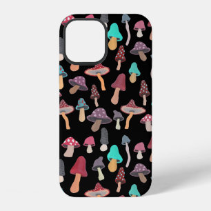 Funda Para iPhone 12 Patrón de hongos divertidos pintados a mano