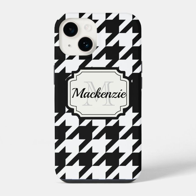 Funda Para iPhone Patrón de Houndstap (Reverso )
