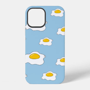 Funda Para iPhone 12 Patrón de huevos revueltos. Fondo vintage continuo