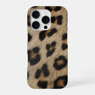 Funda Para iPhone 16 Pro Patrón de impresión de animales de piel de leopard