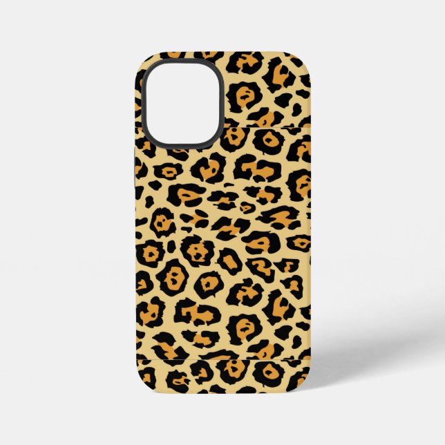 Funda Para iPhone Patrón de impresión de animales leopardos-25560 (Reverso )