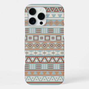 Funda Para iPhone 16 Pro Max Patrón de influencia azteca Terracottas de crema a