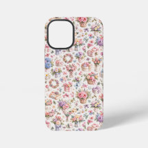 Patrón de jardín floral vintage | Rosas románticas