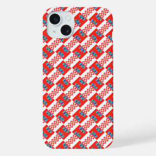 patrón de la bandera de Croacia
