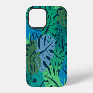 Funda Para iPhone 12 Patrón de la palma de la selva tropical sin foco