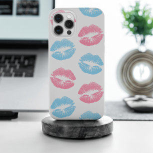 Patrón de Labios Azules y Rosados, Pintalabios, Be