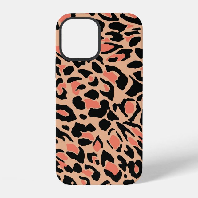 Funda Para iPhone Patrón de leopardo (Reverso )