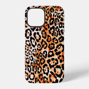 Funda Para iPhone 12 Patrón de leopardo sin costuras, estampa de animal