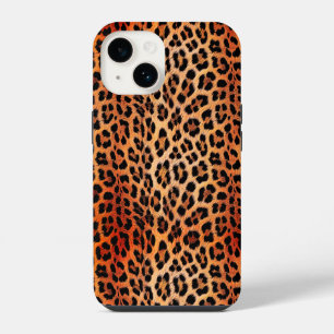Funda Para iPhone 14 Patrón de leopardo, tigre, piel de leopardo, de mo