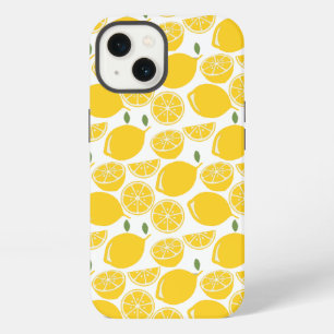 Patrón de limón amarillo