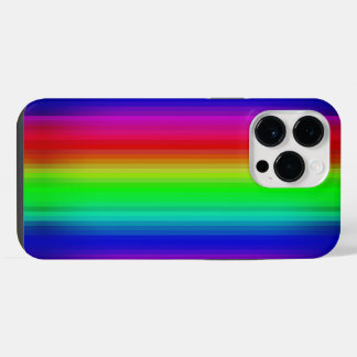 Funda Para iPhone 14 Pro Max Patrón de línea de franja de pintura de arcoíris v