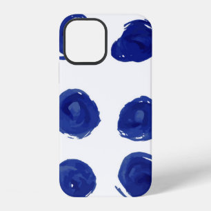 Funda Para iPhone 12 Patrón de lunares sin costuras pintado a mano