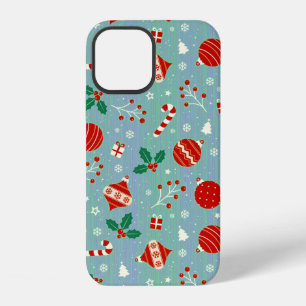 Funda Para iPhone 12 Patrón de mágico y acogedor Navidad ❄️🎁 Festivo