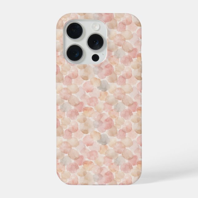 Funda Para iPhone Patrón de mancha de acuarela (Reverso )