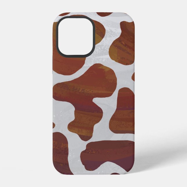 Funda Para iPhone Patrón de manchas de vaca (Reverso )