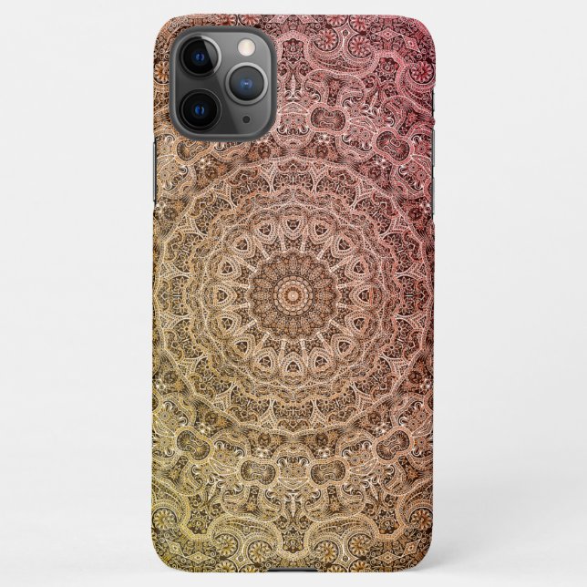 Funda Para iPhone Patrón de Mandala (Reverso)