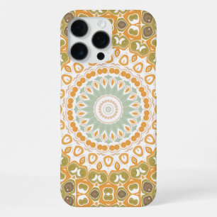 Funda Para iPhone 16 Pro Max Patrón de mandala de tonos terrosos modernos