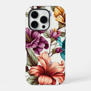 Funda Para iPhone 16 Pro Patrón de maníes de castaño