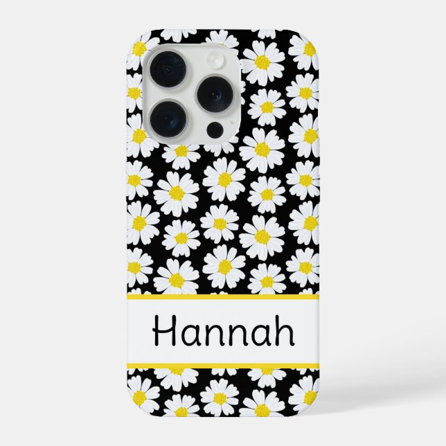 Funda Para iPhone Patrón de margarita de moda (Reverso )