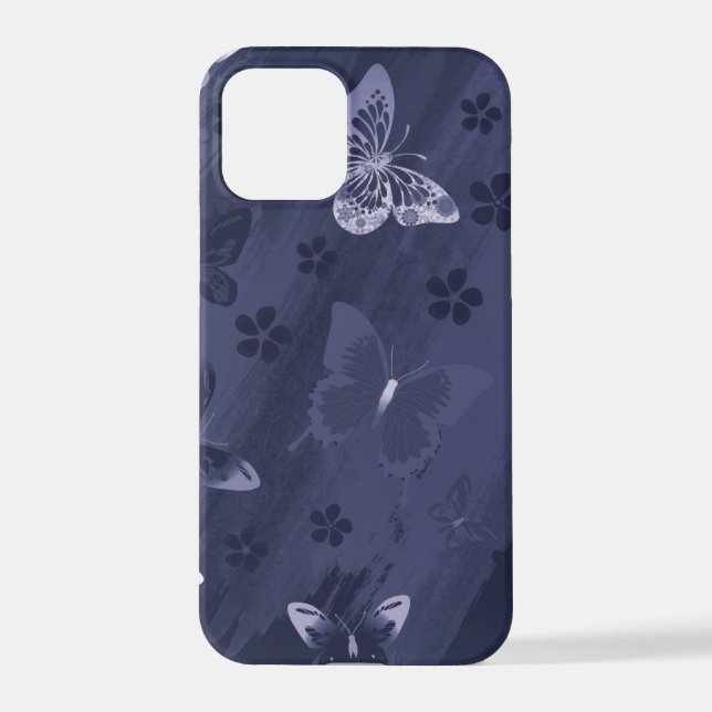 Funda Para iPhone Patrón de mariposa 17 (Reverso )