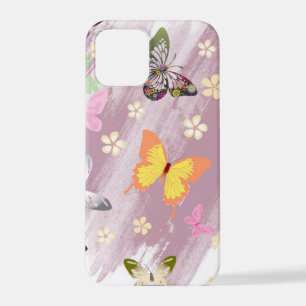 Funda Para iPhone 12 Pro Patrón de mariposa 7