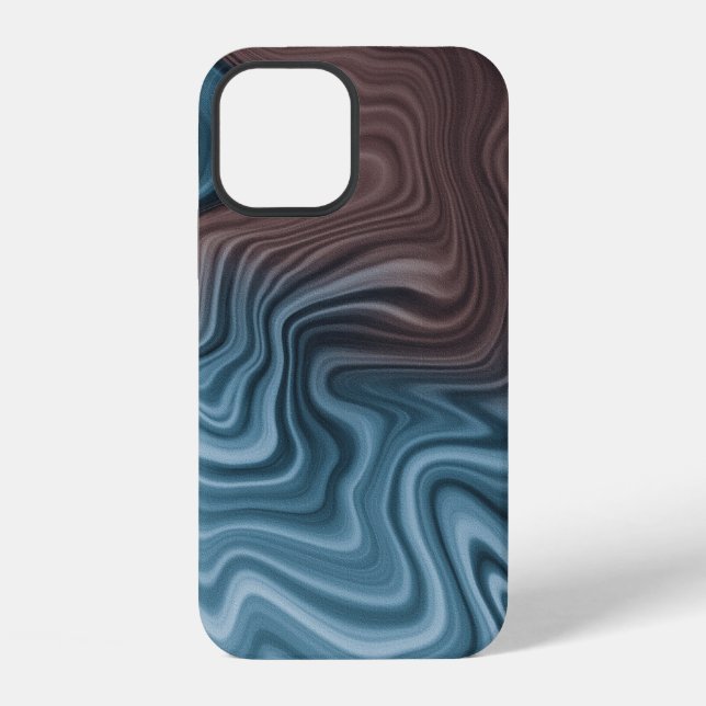 Funda Para iPhone Patrón de mármol (Reverso )